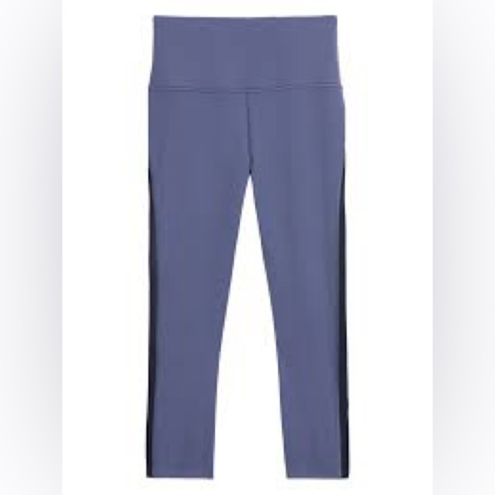 Athleta Horizon Scallop Capri Leggings Blue Size XS
